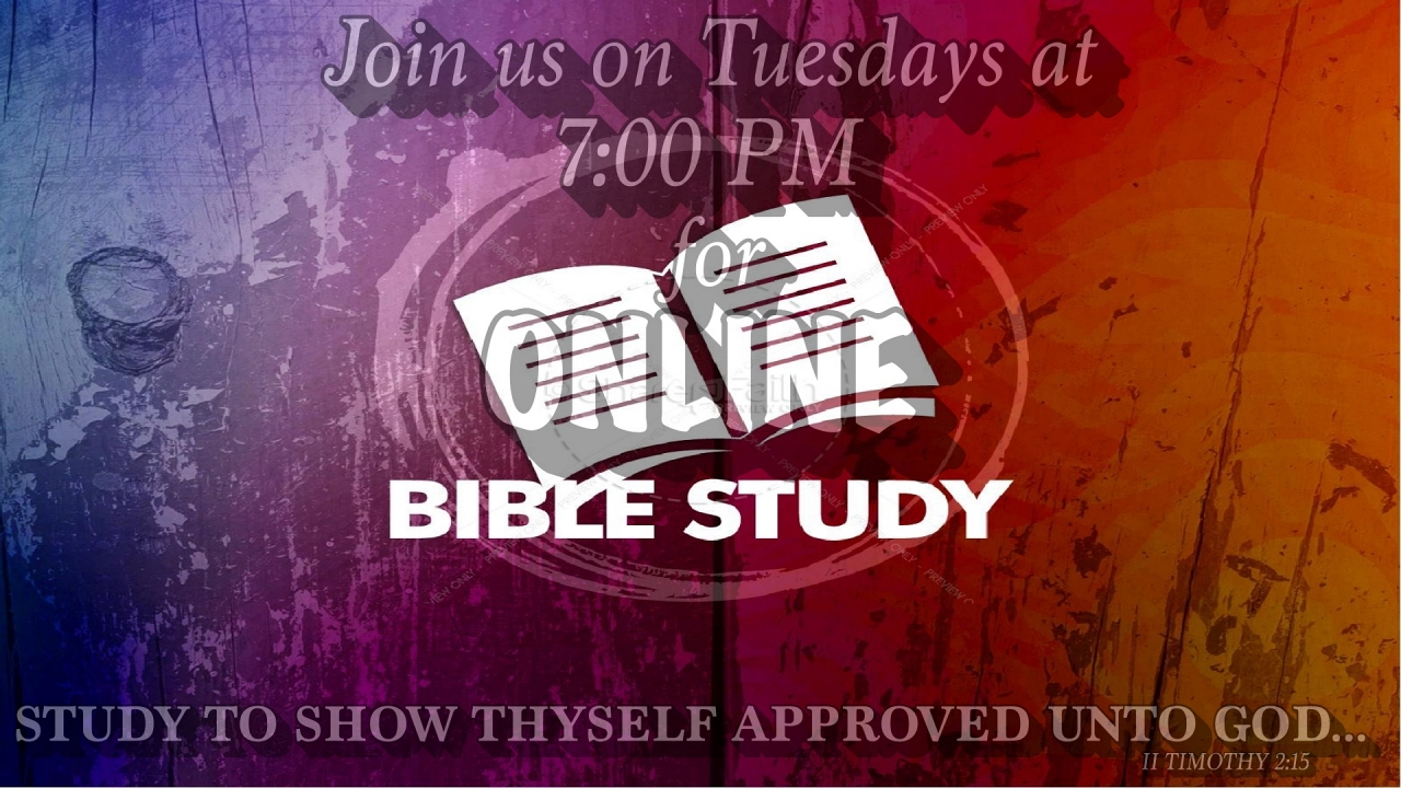 Bible Study - SHILOH BAPTIST CHURCH ORLANDO